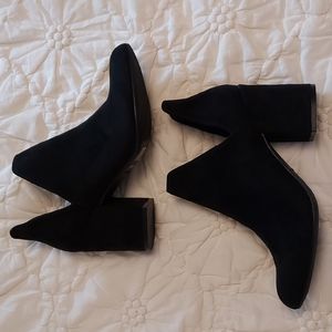 Boutique Women's Black Suede Boots Size 10